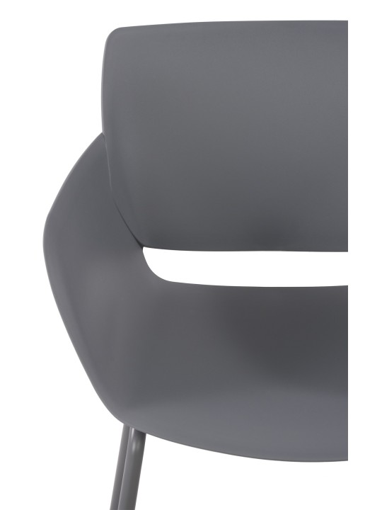 Alpena tuoli, tummanharmaa