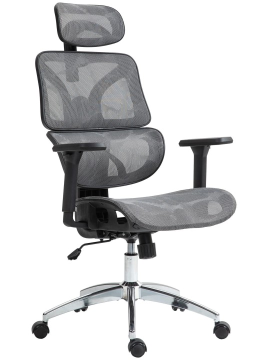 Deshler työtuoli, harmaa