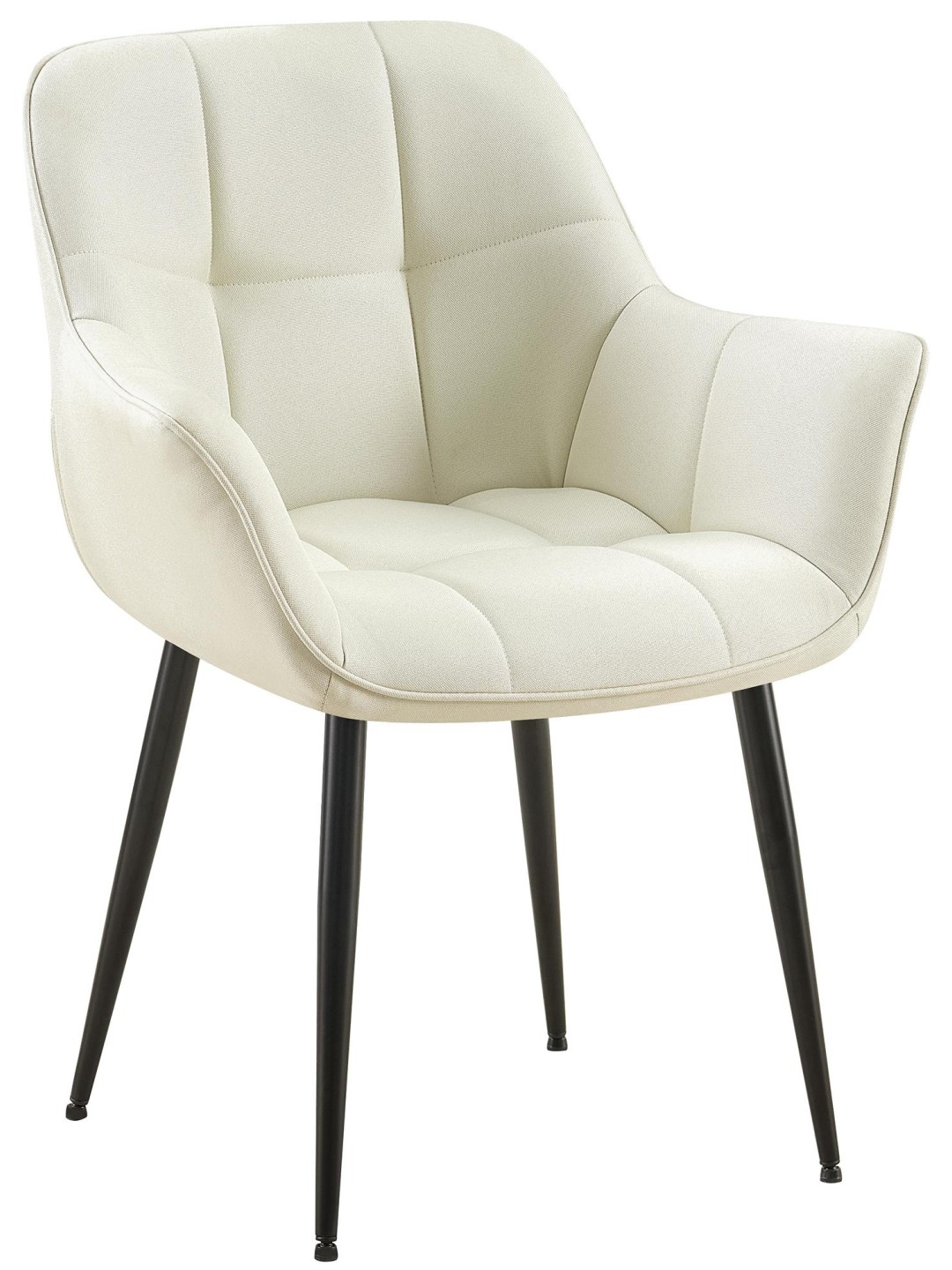 Roseville kangas ruokatuoli, kermanvärinen