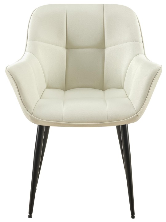 Roseville kangas ruokatuoli, kermanvärinen Roseville kangas ruokatuoli, kermanvärinen