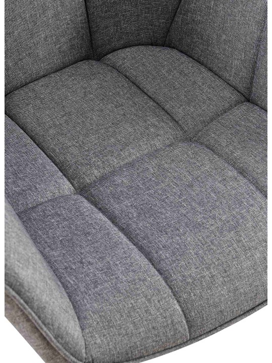 Roseville kangas ruokatuoli, tummanharmaa