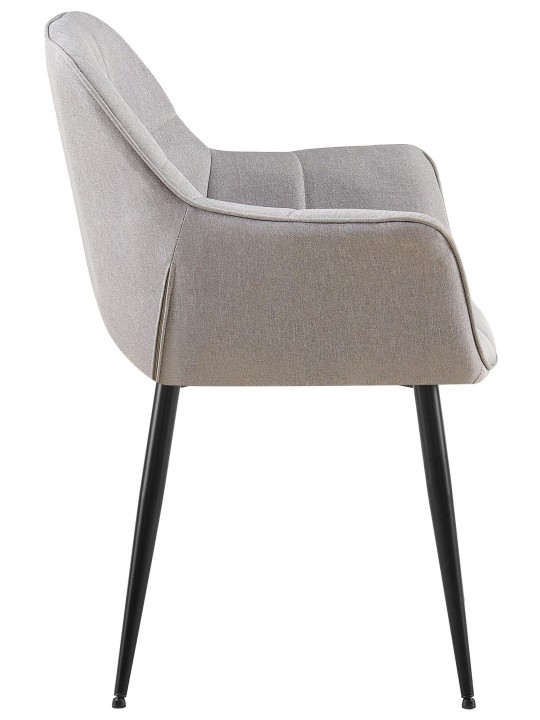 Roseville kangas ruokatuoli, harmaa