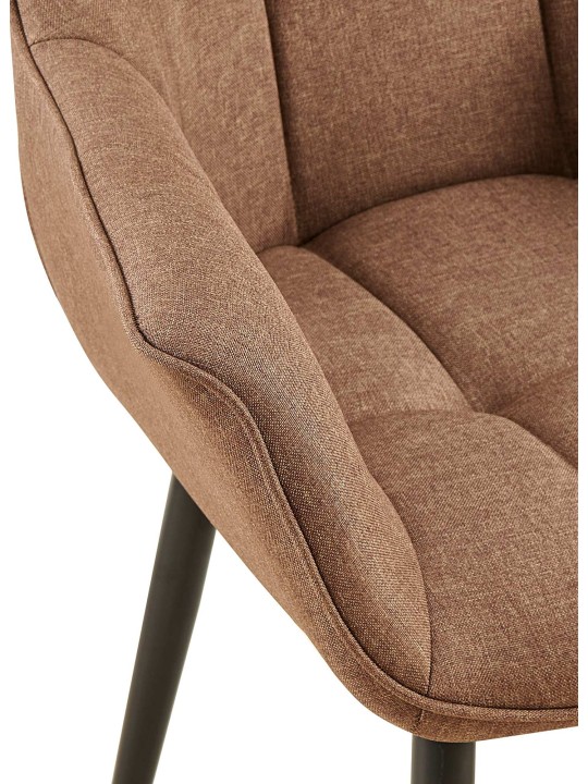 Roseville kangas ruokatuoli, taupe