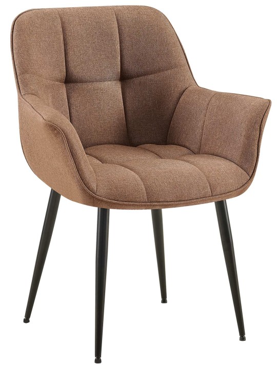 Roseville kangas ruokatuoli, taupe