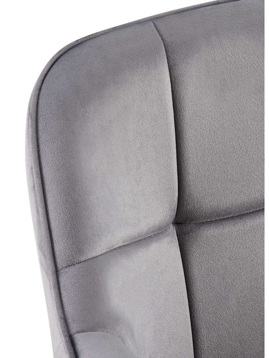 Roseville samettinen ruokapöydän tuoli, tummanharmaa