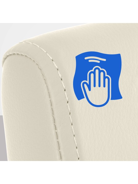 Colmar ruokapöydän tuoli, kermanvärinen