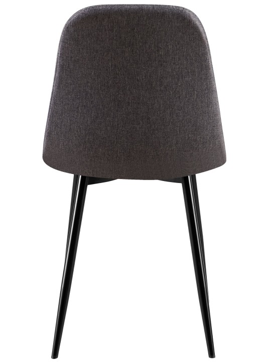 Tuoli Giverny kangasta, tummanharmaa