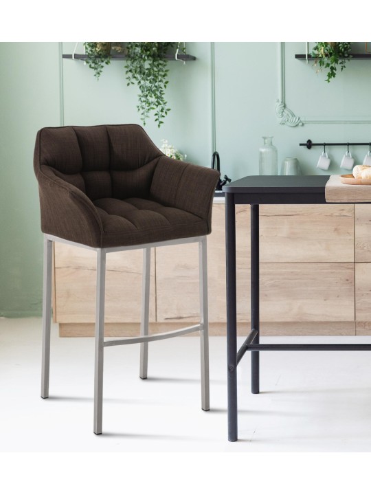 Baarijakkara Damaso E -kangas 4 jalan rungolla, ruskea