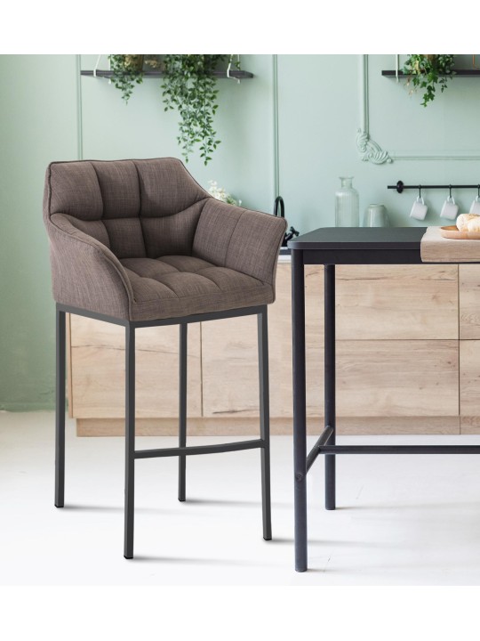 Baarijakkara Damaso B -kangas 4 jalan rungolla, harmaa