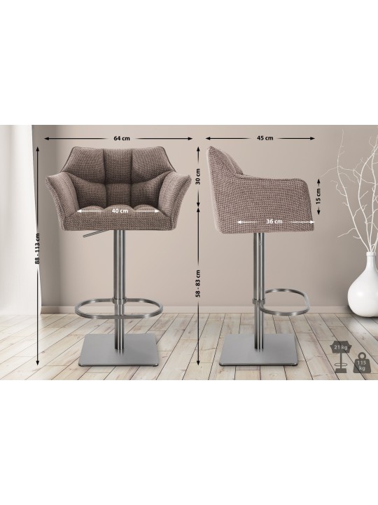 Baarijakkara Damaso E kangas, terraruskea