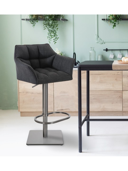 Baarijakkara Damaso E kangas, tummanharmaa