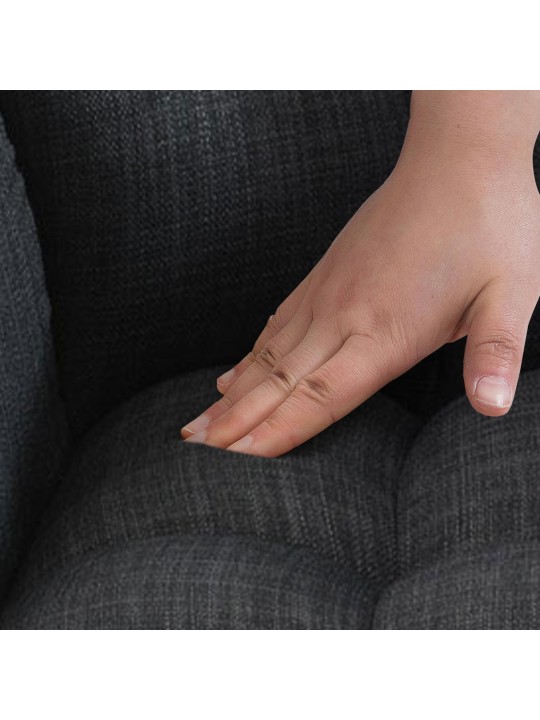 Baarijakkara Damaso E kangas, tummanharmaa