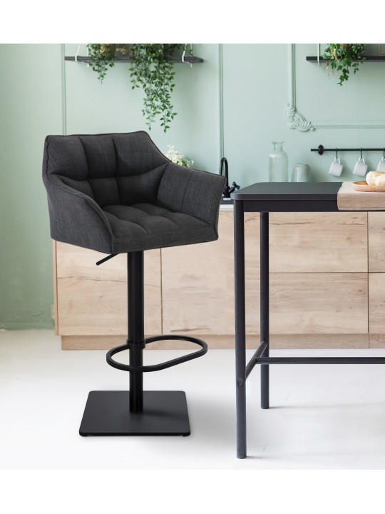 Baarijakkara Damaso B kangas, tummanharmaa