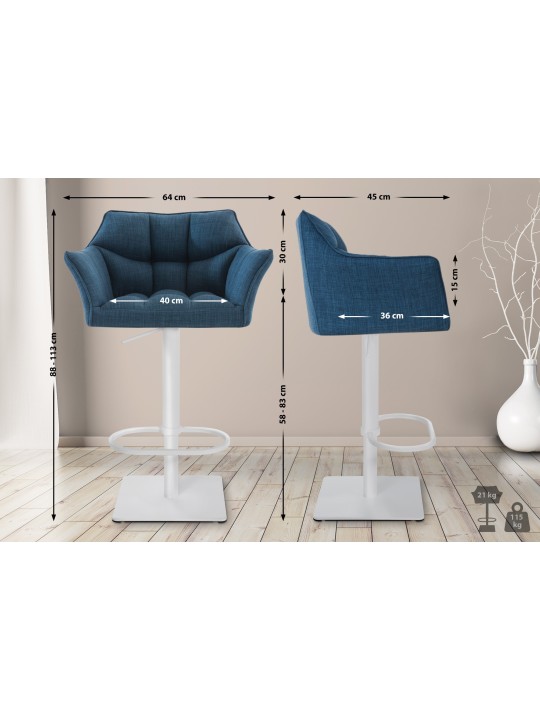 Baarijakkara Damaso W kangas, sininen