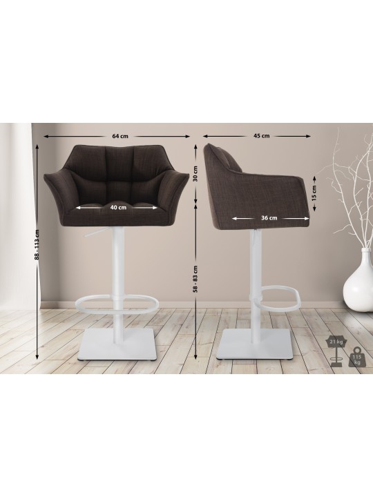 Baarijakkara Damaso W kangas, ruskea