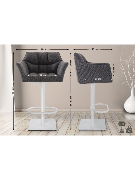 Baarijakkara Damaso W kangas, titaaninharmaa