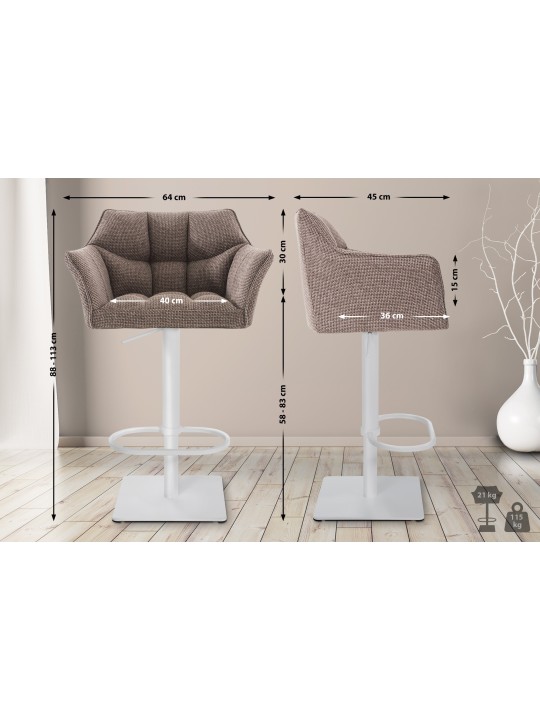 Baarijakkara Damaso W kangas, terraruskea