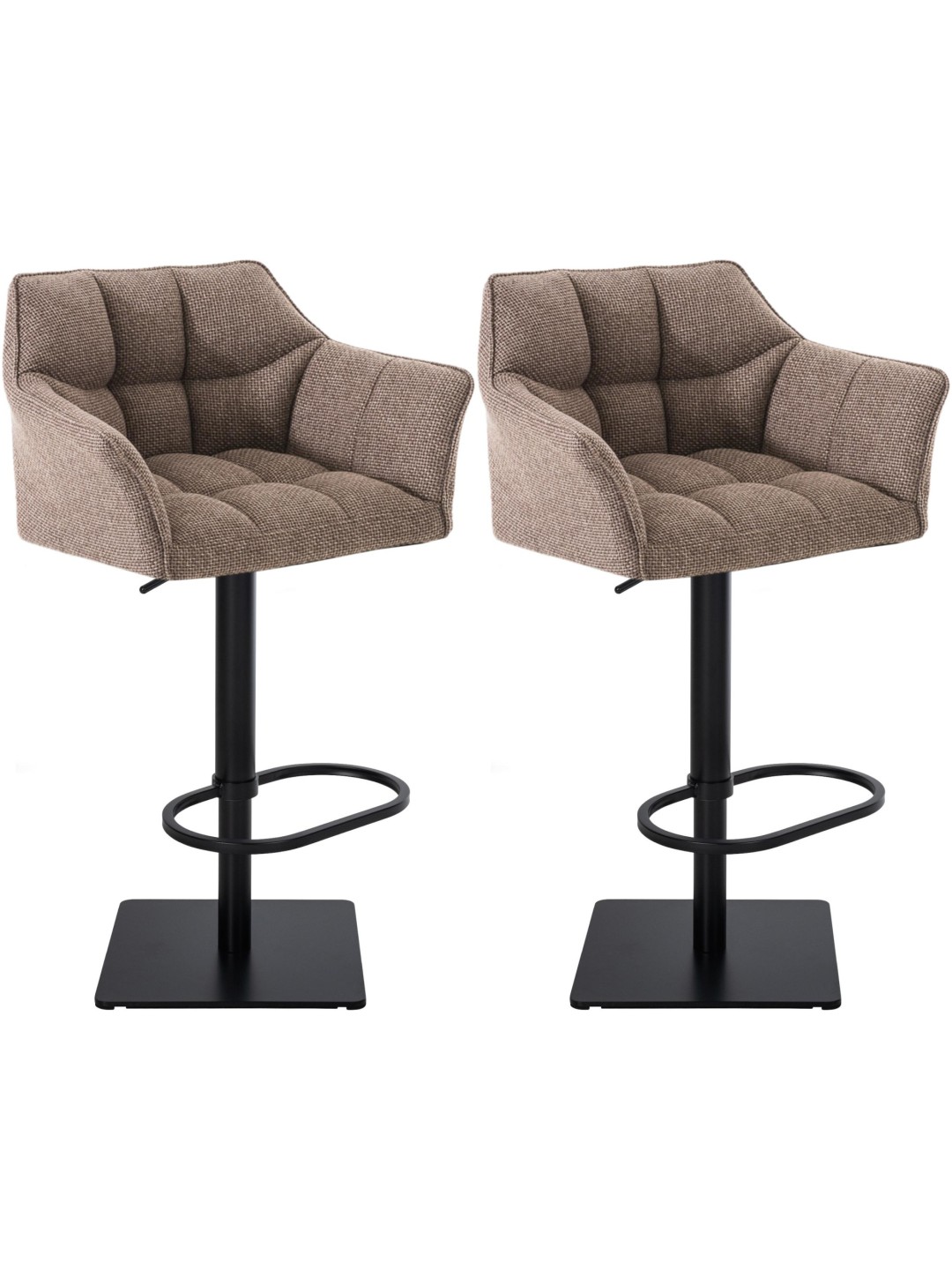 2 baarijakkaran setti Damaso kangasta, terraruskea