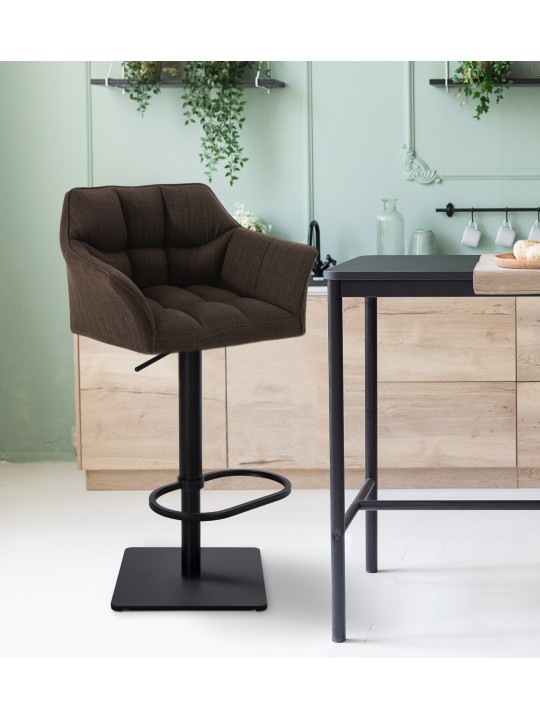 2 baarijakkaran setti Damaso kangasta, ruskea