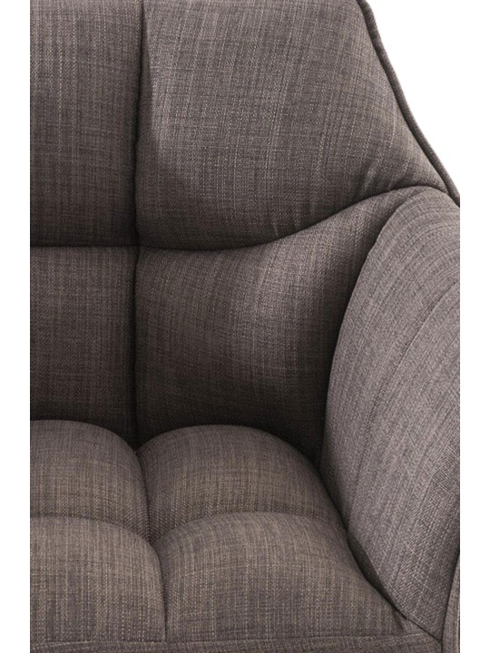 2 baarituolisarja Damaso kangas ruostumaton teräs, harmaa