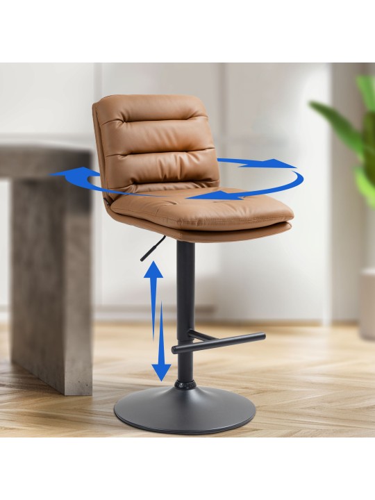 Baarijakkara Damar keinonahkaa, vaaleanruskea