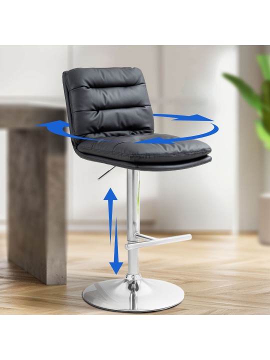 Baarijakkara Damar keinonahka kromi, musta