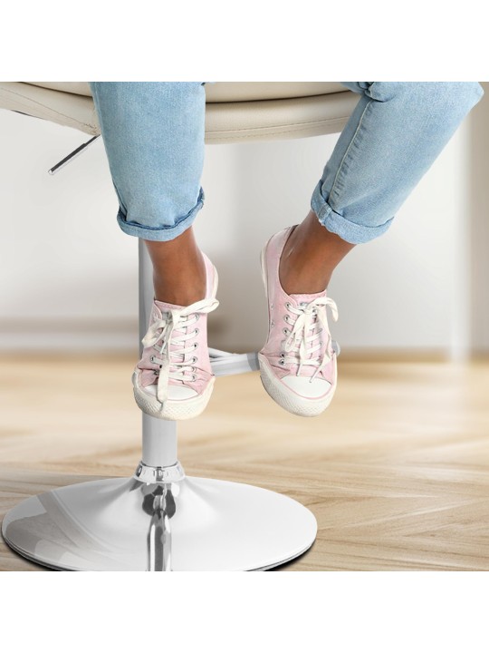 Baarijakkara Damar keinonahka kromi, kermanvärinen