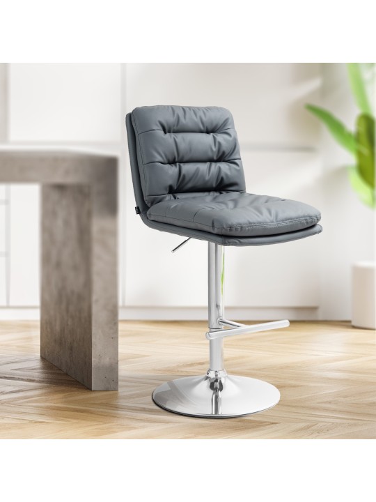 Baarijakkara Damar keinonahka kromi, harmaa