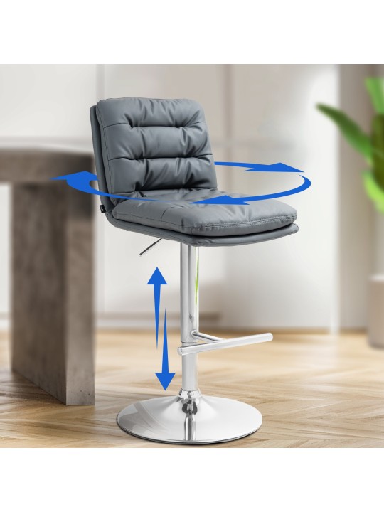 Baarijakkara Damar keinonahka kromi, harmaa