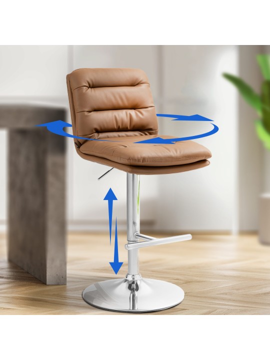 Baarijakkara Damar keinonahka kromi, vaaleanruskea Baarijakkara Damar keinonahka kromi, vaaleanruskea