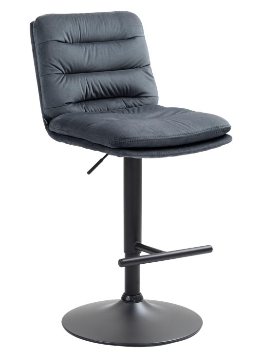 Baarijakkara Damar samettia, tummanharmaa