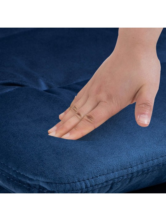 Baarijakkara Damar samettikromi, sininen