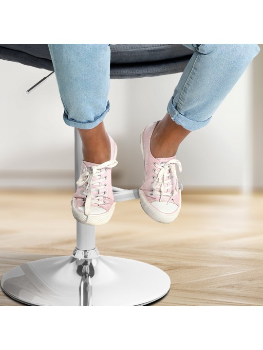 Baarijakkara Damar samettikromi, tummanharmaa