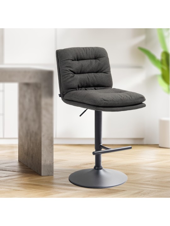 Baarijakkara Damar kangas, tummanharmaa