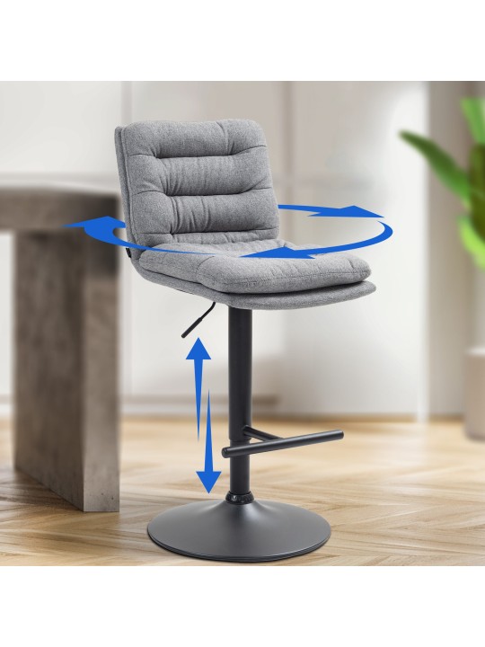 Baarijakkara Damar kangas, harmaa