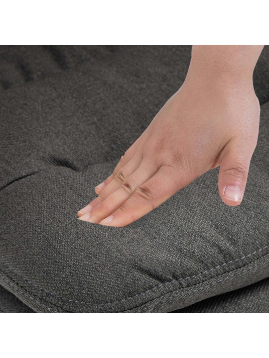 Baarijakkara Damar kangas kromi, tummanharmaa