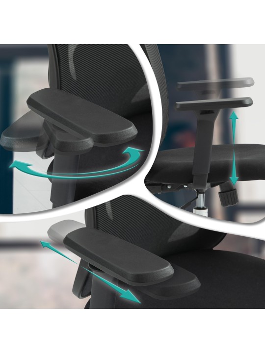 Bryden työtuoli, musta Bryden työtuoli, musta