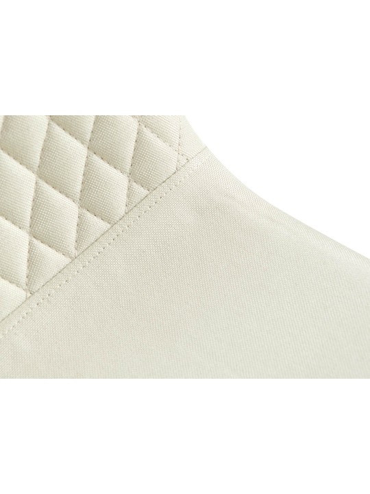 4 tuolin setti Giverny kangas, kermanvärinen