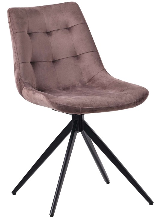 Merna samettinen ruokatuoli, ruskea Merna samettinen ruokatuoli, ruskea