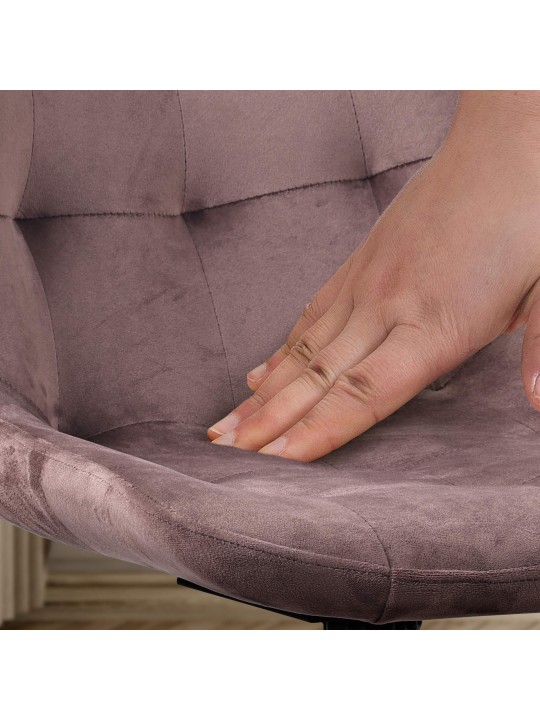 Merna samettinen ruokatuoli, ruskea Merna samettinen ruokatuoli, ruskea