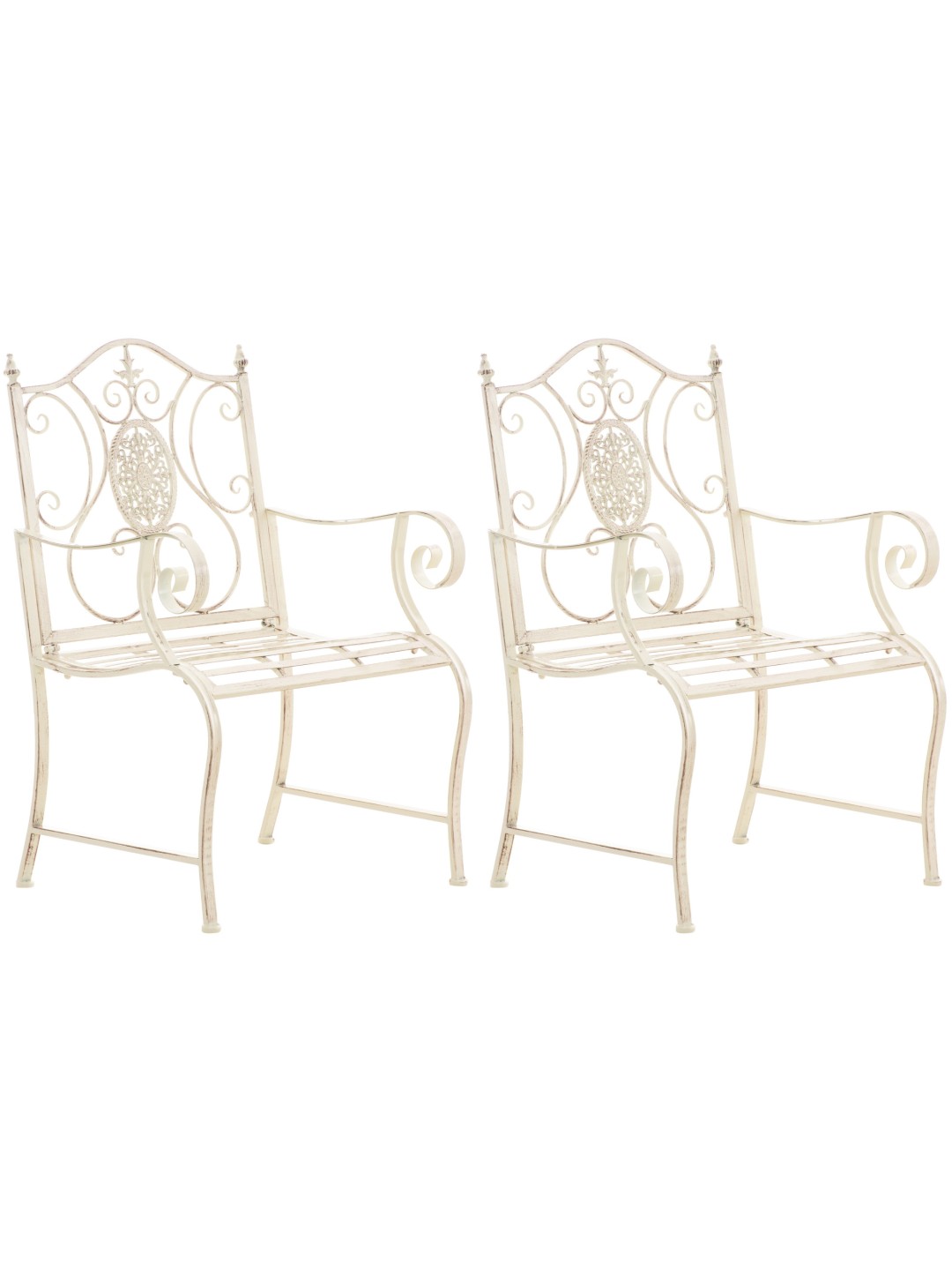 2 puutarhatuolin setti Punjab, antiikkikermanvärinen