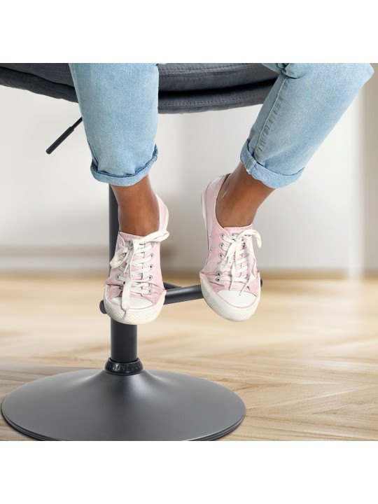 2 baarituolia Damar velvet, tummanharmaa