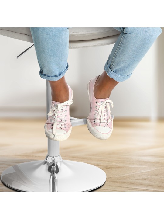 2 baarijakkaran sarja Damar samettikromi, kermanvärinen