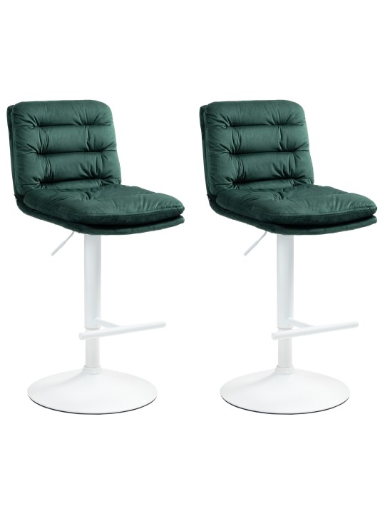 2 baarituolia Damar velvet, vihreä