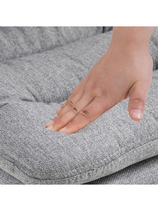 2 baarijakkaran sarja Damar kangas kromi, harmaa