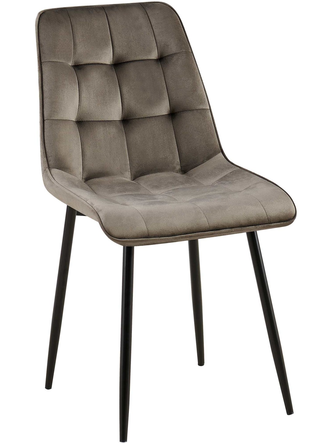 Gifford samettinen ruokapöydän tuoli, antrasiitti