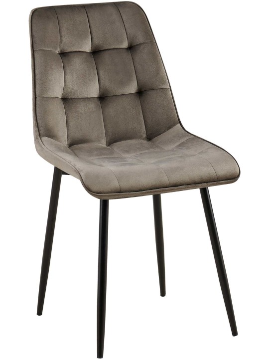 Gifford samettinen ruokapöydän tuoli, antrasiitti