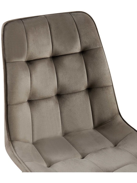 Gifford samettinen ruokapöydän tuoli, antrasiitti