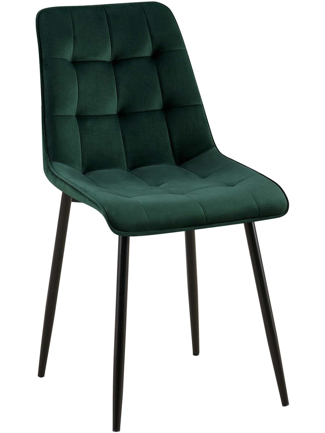 Gifford samettinen ruokapöydän tuoli, vihreä