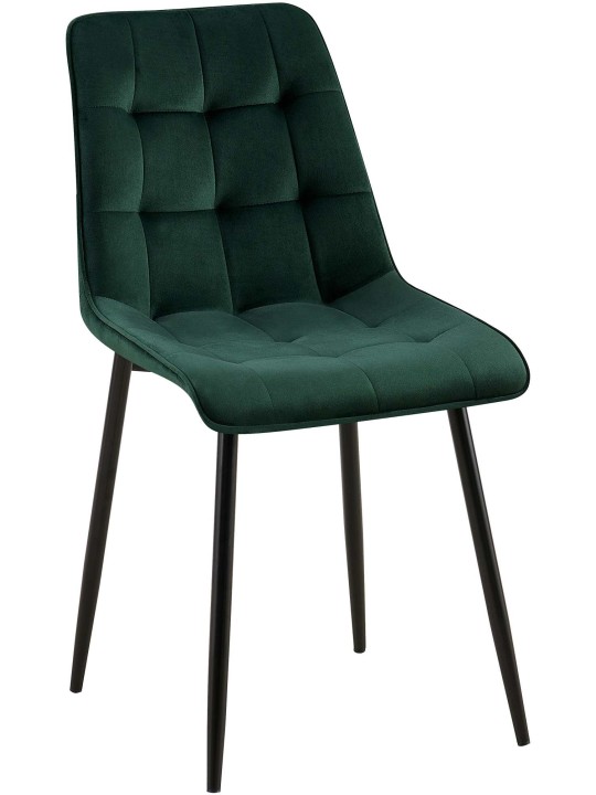 Gifford samettinen ruokapöydän tuoli, vihreä Gifford samettinen ruokapöydän tuoli, vihreä